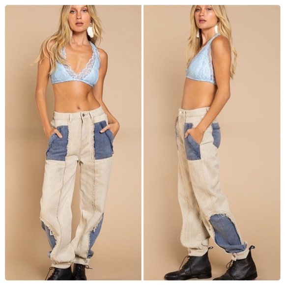 POL Jogger Jean-Patch Pants - Picture 4 of 8